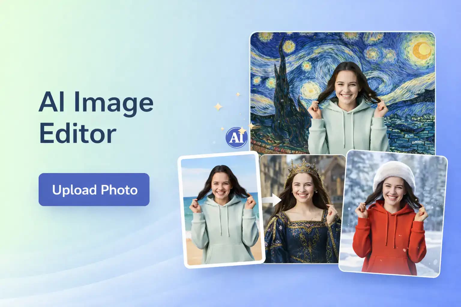 AI Image Editor interface preview