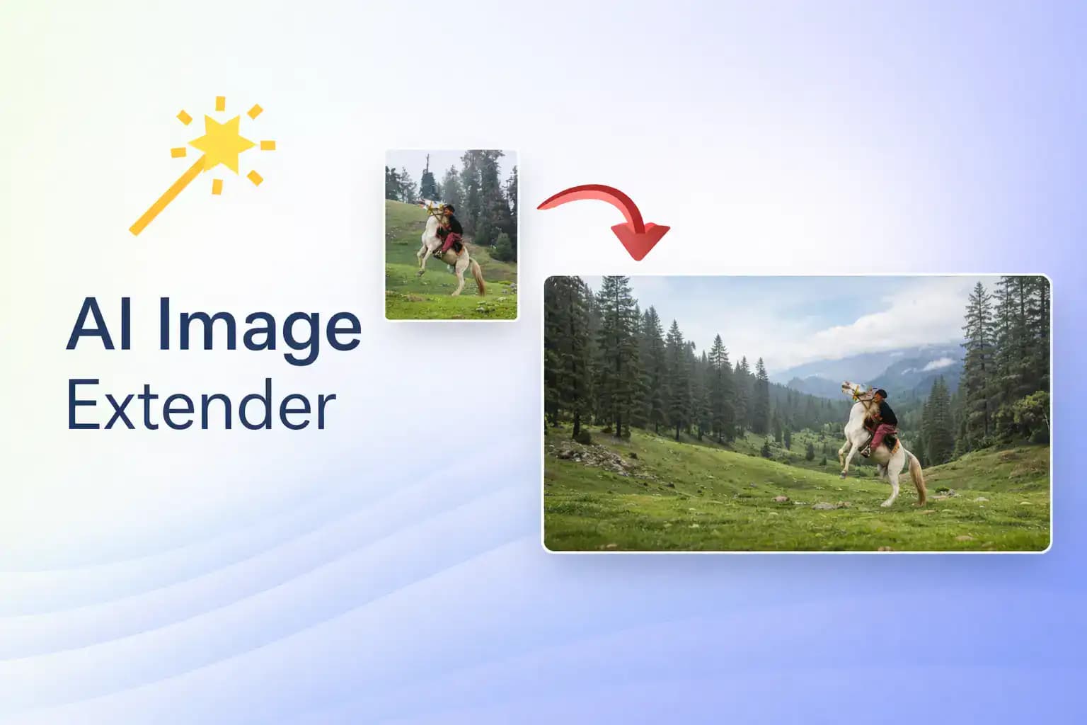 AI Image Extender workspace preview