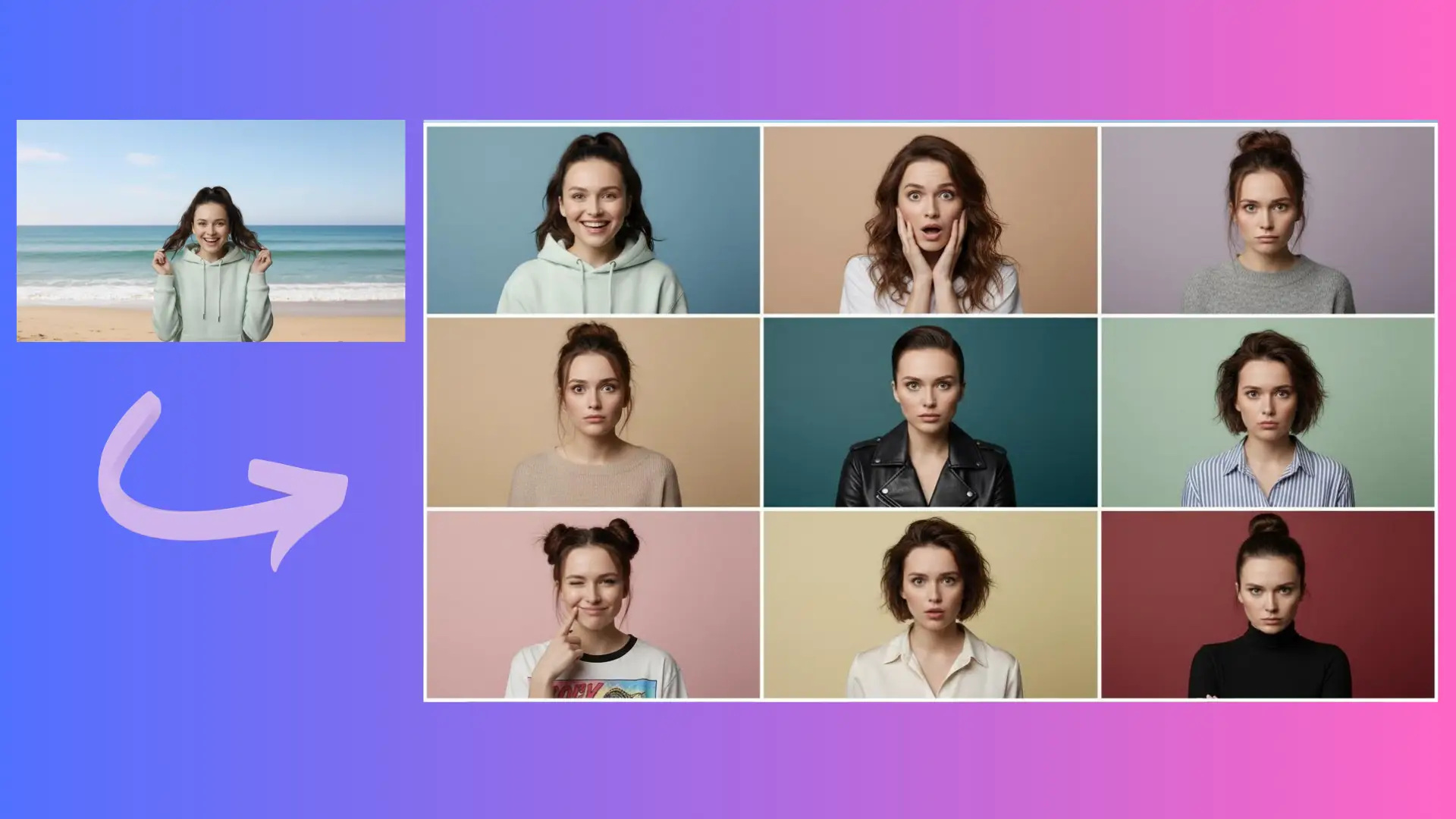 Consistent brand visuals edited in the AI Image Editor