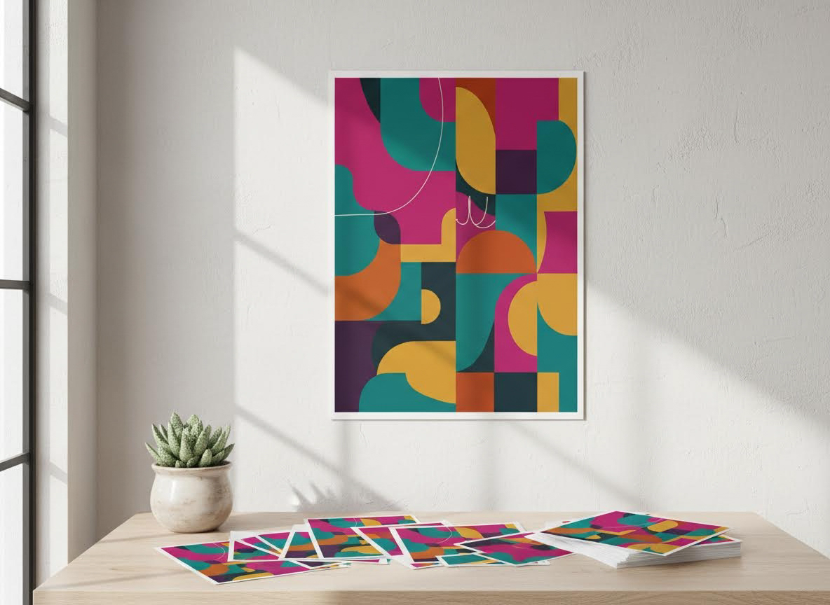 Marketing poster mockup